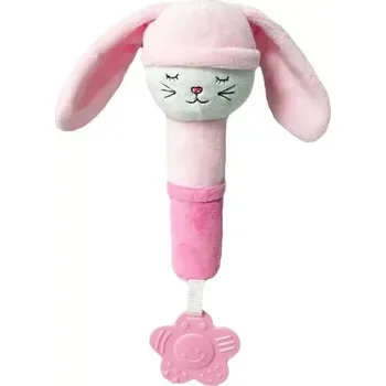 Hračka pro nejmenší Tulilo Hračka Zajíček pískátko růžové +0m (9199)