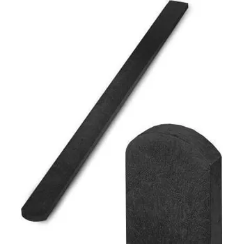 Pletivo Plotovka Recyklátová; 78x21mm; Půlkulatá; Černá Výška (mm): 800