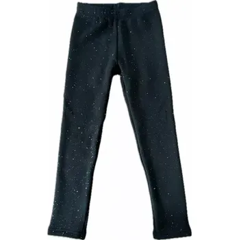 Dívčí legíny Dívčí zateplené legíny Topo in Fashion tmavě modré se třpytkami (40170-881)