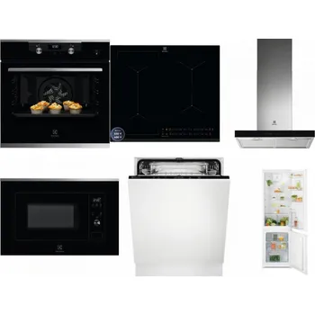 Set domácích spotřebičů ELECTROLUX KODEH70X + ELECTROLUX EIS62449 + ELECTROLUX LFT766X + ELECTROLUX LMS2203EMX + ELECTROLUX EEA27200L + ELECTROLUX LND5FE18S