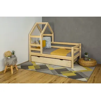 Dětská postel Dětská domečková postel Dora - jeden šuplík (Český výrobek)