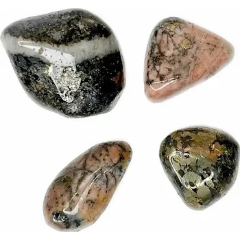 Triplit Wagnerit Pyrit tromlovaný Nevada L - cca 2,5 - 3 cm