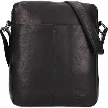 Pánská aktovka Pánská kožená taška přes rameno SendiDesign Severin - černá