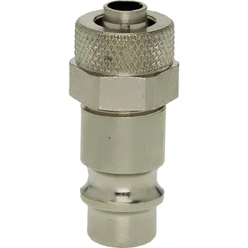 Lüdecke Vsuvka poniklovaná se šroubením a převlečnou maticí 10 x 8 mm