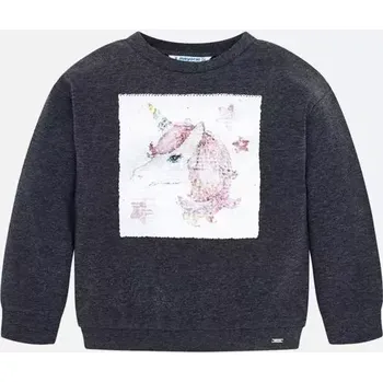 Dívčí mikina Mikina s měnícím obrázkem jednorožec Mayoral 4404 velikost 116