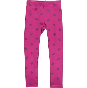 Dívčí legíny Dívčí zateplené legíny Topo in Fashion růžové potisk hvězdy