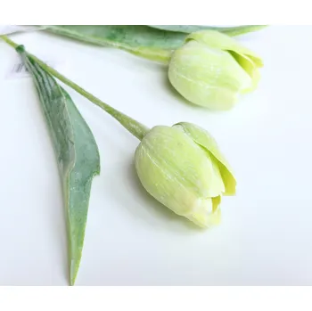 umělá květina EDWIL Tulipán zelený - (A155)