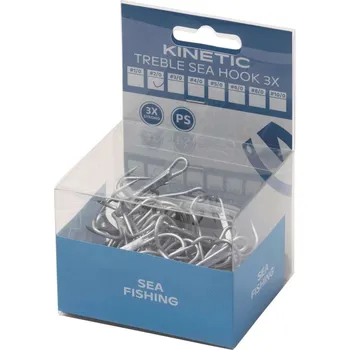 Rybářský háček Trojháčky Kinetic Treble Sea Hook 3X 1/0