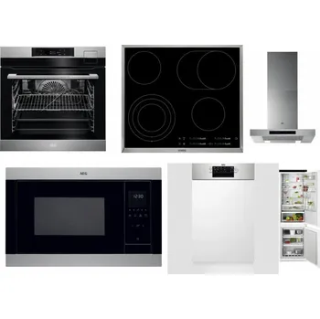 Set domácích spotřebičů AEG BSK792380M + AEG Mastery DirectTouch HK654070XB + AEG Mastery DBB5660HM + AEG Mastery MSB2547D-M + AEG Mastery MaxiFlex FEE73517PM + AEG TSC6M181ES