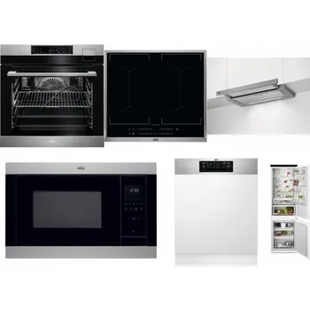 Set domácích spotřebičů AEG BSK792380M + AEG Mastery DoubleBridge IKE64450XB + AEG DPE5660M + AEG Mastery MSB2547D-M + AEG FEE72706PM + AEG TSC6M181ES