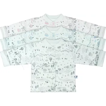 Bavlněný oboustranný kabátek bez kapuce Městečko Baby Service