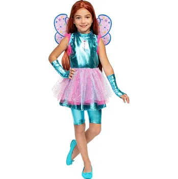 Karnevalový kostým Funiglobal - Kostým Bloom pro dívky - Winx Club - 3-4 years