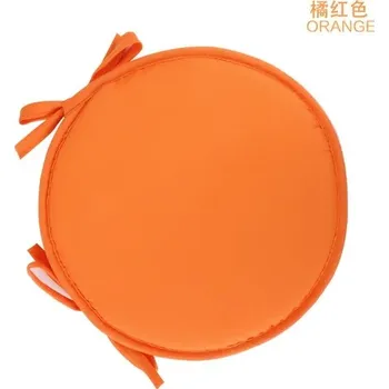 Polštář Kulatý polštář na židli - Oranžová,30cm
