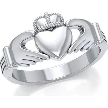 Prsten IRSKÝ PRSTEN CLADDAGH, stříbro 925 - 6 (EU: 51-53)