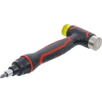 Bit BGS Diy BGS 20800, Kladivo s výměnnou hlavou | s ráčnovou otočnou rukojetí na bity, přepínací | 3 v 1