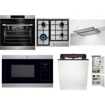 Set domácích spotřebičů AEG BSK792380M + AEG Mastery StepPower HGB64420SM + AEG DPE5660M + AEG Mastery MSB2547D-M + AEG Mastery MaxiFlex FSB53927Z + AEG TSC6M181ES