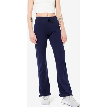 Dámské legíny DOMYOS Dámské fitness legíny 500 S MODRÁ