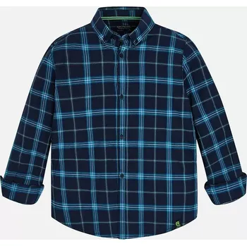 Chlapecká košile Chlapecká kostkovaná košile s dlouhým rukávem Mayoral 7146-27 velikost 172
