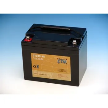 Záložní baterie Staniční baterie záložní CTM CTL 33-12 12V 33Ah Gel