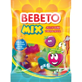 Bonbon Bebeto jelly gum 80g - Mix