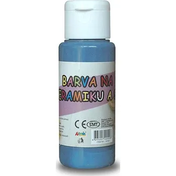 Speciální výtvarná barva Creatoys Akrylová barva na sklo a keramiku 60ml- Prussian blue, pruská modř