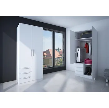 Šatní skříň Šatní skříň Eco white double
