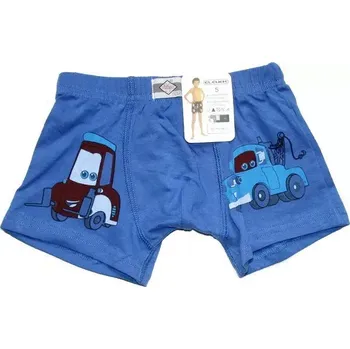 Dětské boxerky chlapecké s obrázkem auta 60597 modrá