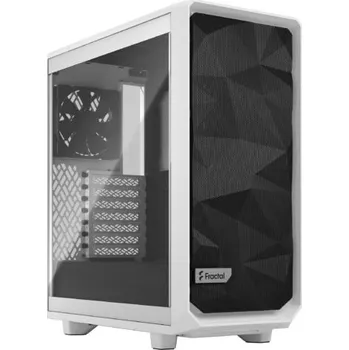 PC skříň Fractal Design Meshify 2 Compact White TG Clear Tint/Midi Tower/Transpar./Bílá FD-C-MES2C-05