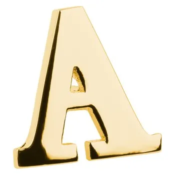 Brož Bubibubi Brož do klopy zlaté písmeno A
