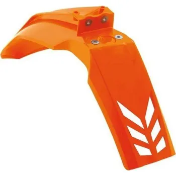 RACETECH přední blatník KTM SX 125 13-15, SX 250 13-16, SXF 250-350-450 13-15, EXC/EXCF 125-500 14-16, barva oranžová (KT04050127)