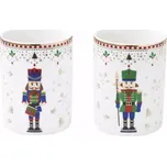 Easy Life Porcelánové svícny Nutcracker 6.5 × 6.5 × 9 cm 2 ks