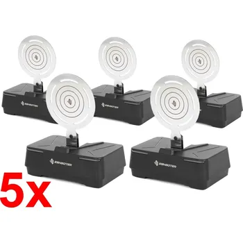 Terč na sportovní střelbu E-Shooter Elektronická tréninková střelnice Sentry 2 - černá, SET 5 KUSŮ