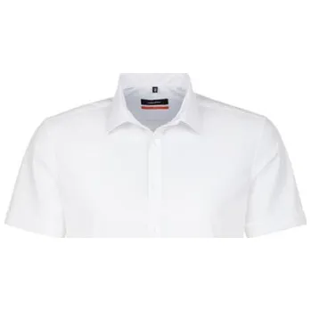Pánská košile Seidensticker Pánská popelínová košile SN666261 White 38