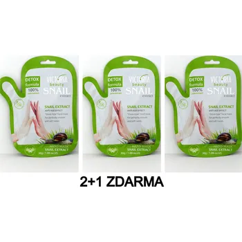 Péče o ruce Victoria Beauty Snail extract Hydratační maska na ruce se šnečím extraktem 2+1 ZDARMA, 3 ks