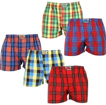 5PACK pánské trenky Styx klasická guma vícebarevné (5A100118) S Možnost vrácení zboží ZDARMA do 120 dnů!