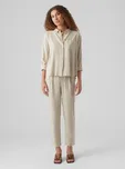 Vero Moda Kalhoty z materiálu Jesmilo 10279691 Šedá Regular Fit S