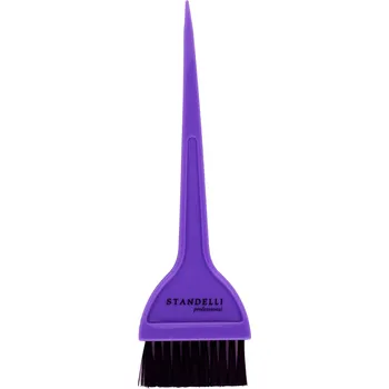 Kosmetický štětec Standelli Professional Štětec na barvení vlasů fialový široký