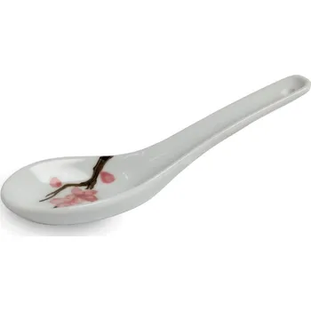 Sada nádobí Made in Japan Japonská Lžíce porcelánová - Sakura 14,5 cm
