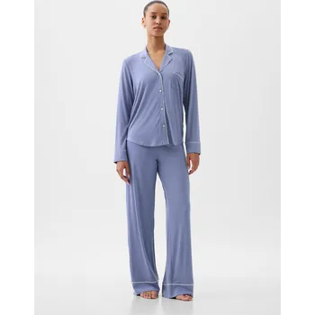 Dámské pyžamo GAP Pyžamový vrchní díl - Dámské GAP modrá 2646668
