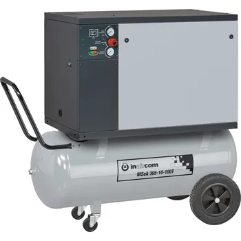 Kompresor INAIRCOM MOBIL SILENT AIR 365-10-100M - Pojízdný pístový kompresor Mobil Silent Air 2,2 kW