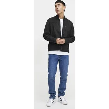 Pánská casual bunda Blend Bunda z imitace kůže 20716626 Černá Regular Fit XL
