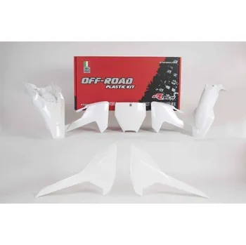 RACETECH kompletní plasty HUSQVARNA TC 65 17-19, barva OEM bílá (tabulka)