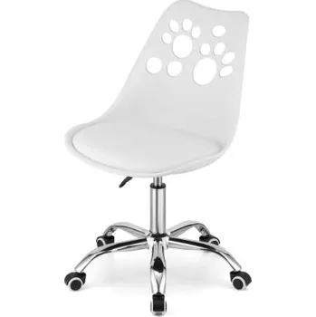 Bestent Kancelářská židle bílá skandinávský styl PAW Basic