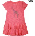 Dívčí šaty WOLF S2019 oranžové