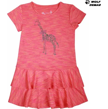 Dívčí šaty Dívčí šaty WOLF S2019 oranžové