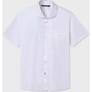 Chlapecká košile Chlapecká košile s krátkým rukávem Mayoral 6116-32 bílá (6116-32)