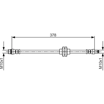 Brzdová hadice Brzdová hadice BOSCH 1 987 481 707