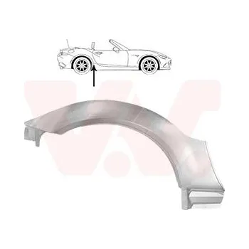 Příslušenství karosérie Boční stěna VAN WEZEL 2778146