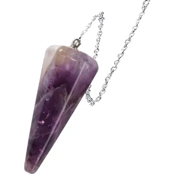 Přívěsek Ex Herbis AHDL Kyvadlo facetované Ametyst 35mm YCL24