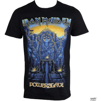 Tričko metal pánské Iron Maiden - Dark Ink Powerslaves - ROCK OFF - IMTEE60MB